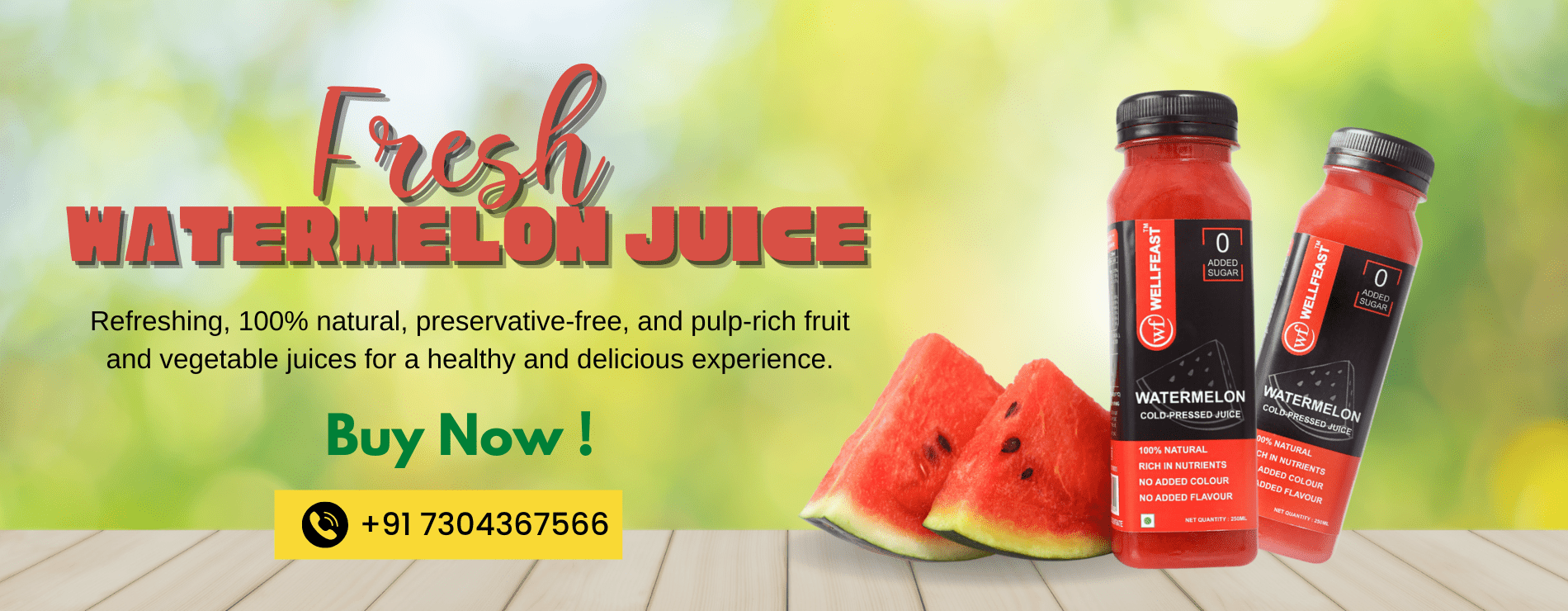 Red and Green Modern Watermelon Smoothie Promotion Banner (1900 x 740 px) (1)